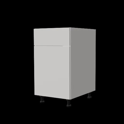 Kitchen Base Cabinet 45 cm Door and Drawer - Matt White