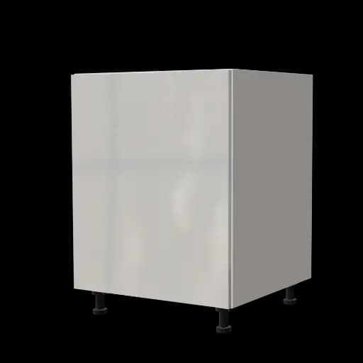 Kitchen Base Cabinet Gloss White 60x72cm Pre Assembled