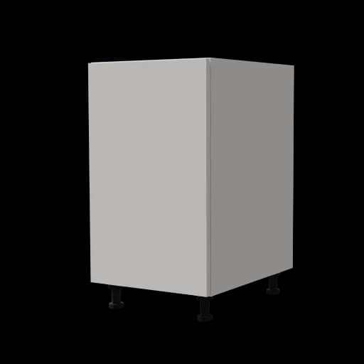 Kitchen Sink Base Cabinet 45 cm 1 Door - Laquer White & Matt White