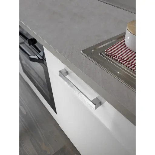 Modern kitchen worktop "Vega" Pietra  190x60cm  recess for Cinzia sink and hob.