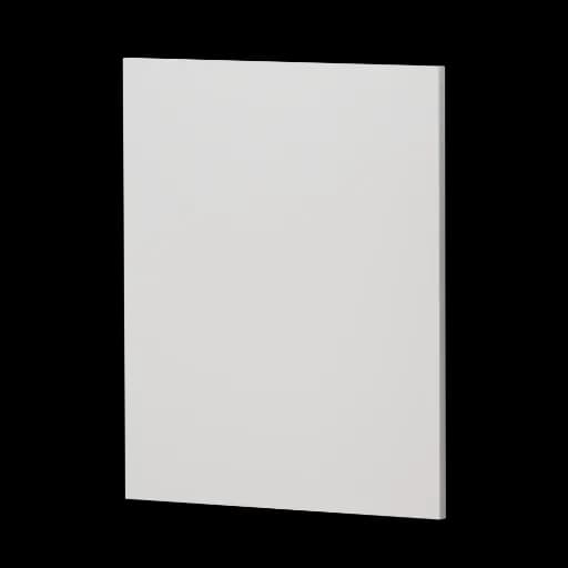 Front Panel for Dishwasher 60x72cm - Matt White