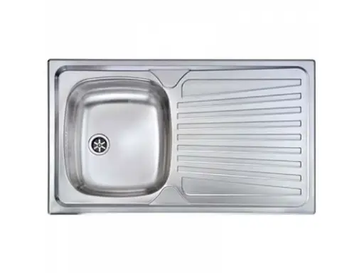 Mondial Sink Stainless Steel 80 cm Reversible