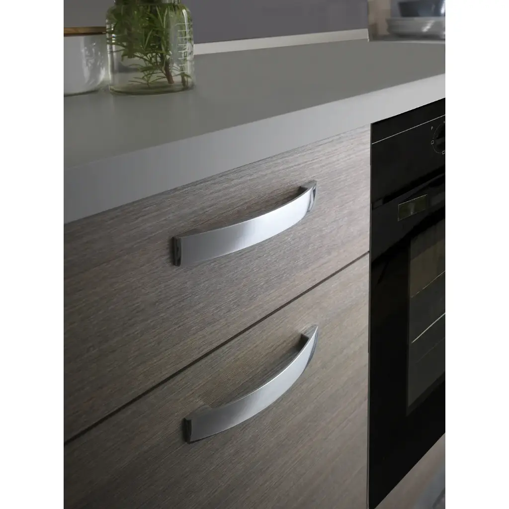 Modern kitchen worktop "Sofia" white  190x60cm  recess for Mondial sink and hob.