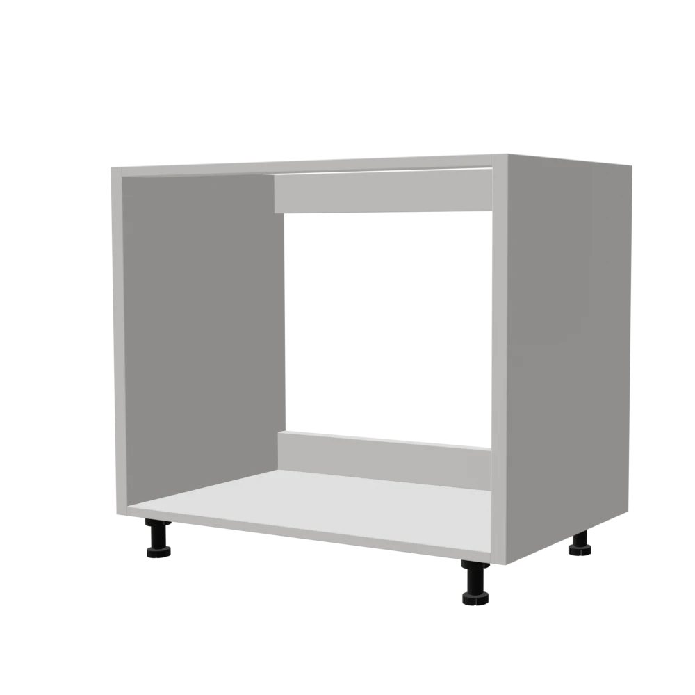 Modern white matt base cabinet frame for washbasin 90x72cm