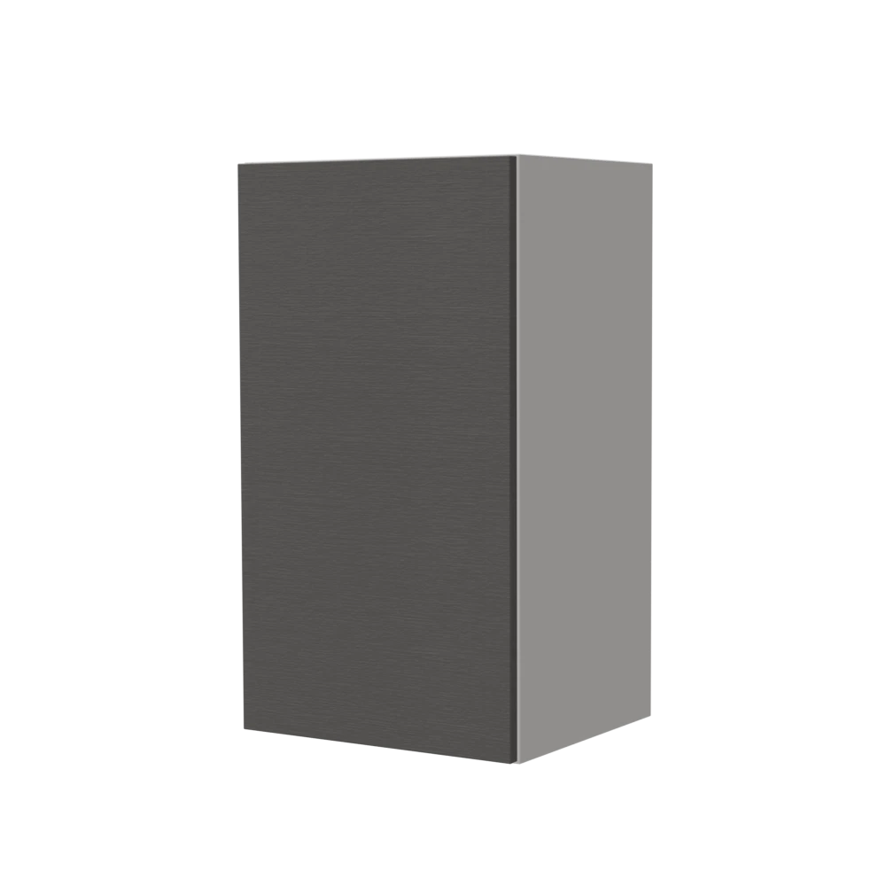 Meuble de cuisine moderne "Mara" laqué gris 40x72cm