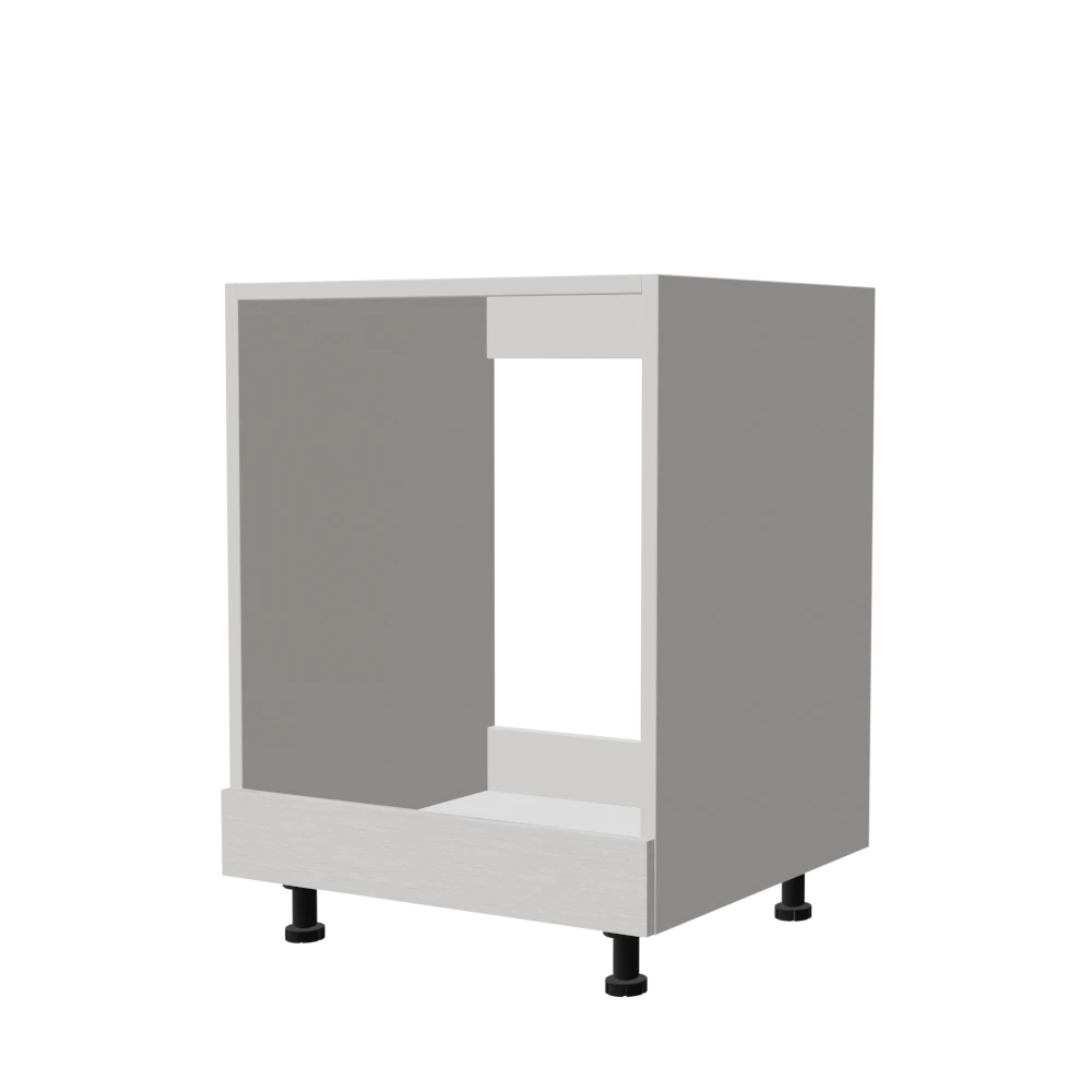 Modern "Lili" white star kitchen base cabinet 60x72cm (for oven)
