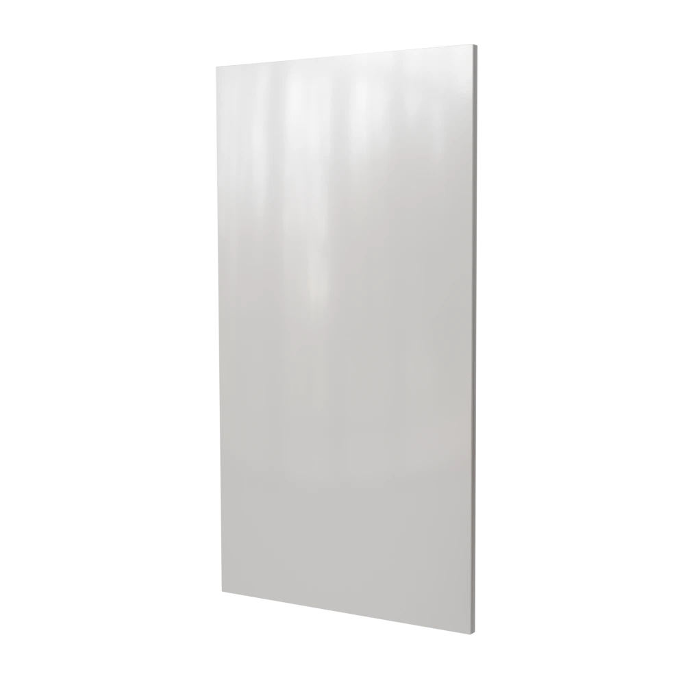 Porte de meuble de cuisine moderne "Maya" laquée blanc 60x111cm