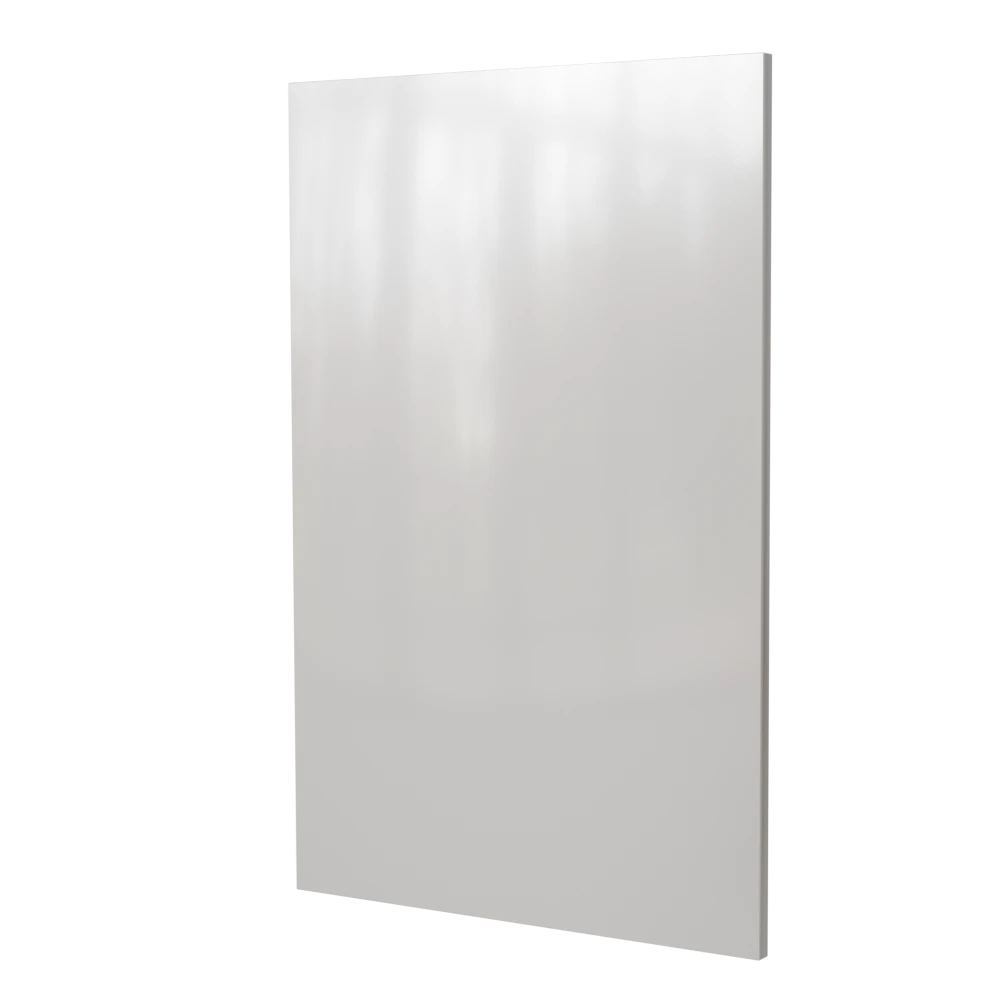 Porte de meuble de cuisine moderne "Maya" laquée blanc 60x93cm