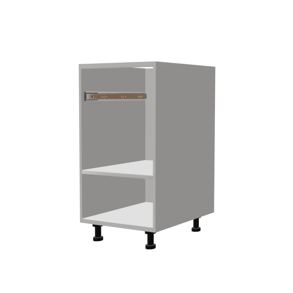 Modern white matt base cabinet frame 40x72cm for door and drawer