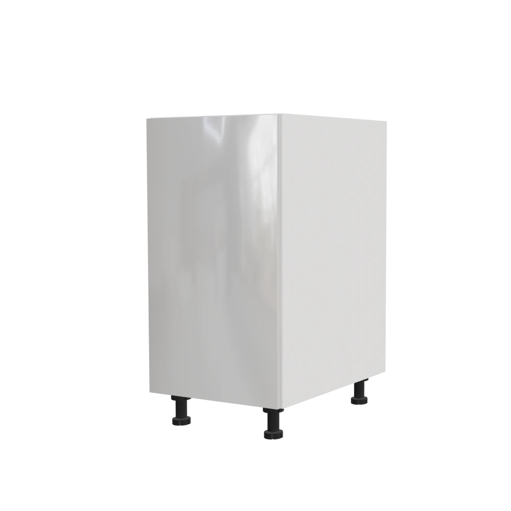 Meuble bas de cuisine moderne "Maya" laqué blanc 40x72cm