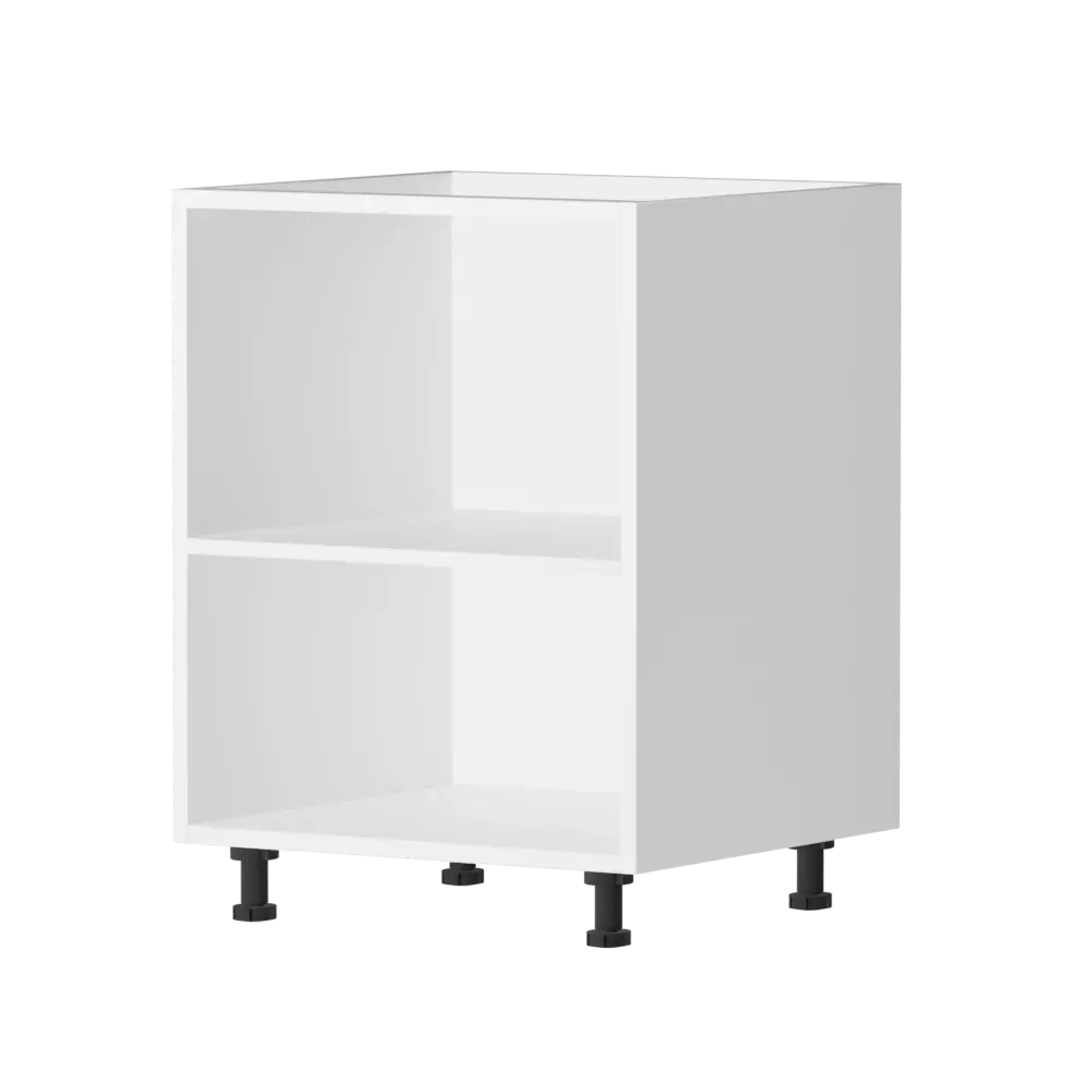 Modern white matt base cabinet frame 60x72cm