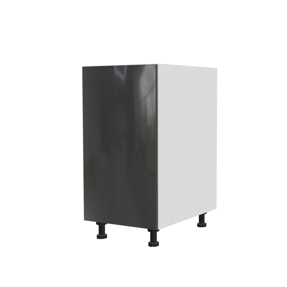 Modern kitchen base cabinet "Mara" gray lacquered 40x72cm