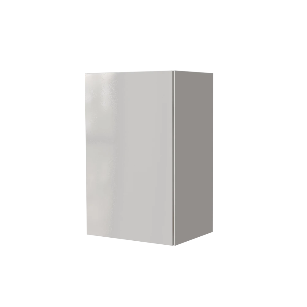 Modern "Maya" White Lacquer Kitchen Wall Cabinet 45x72cm
