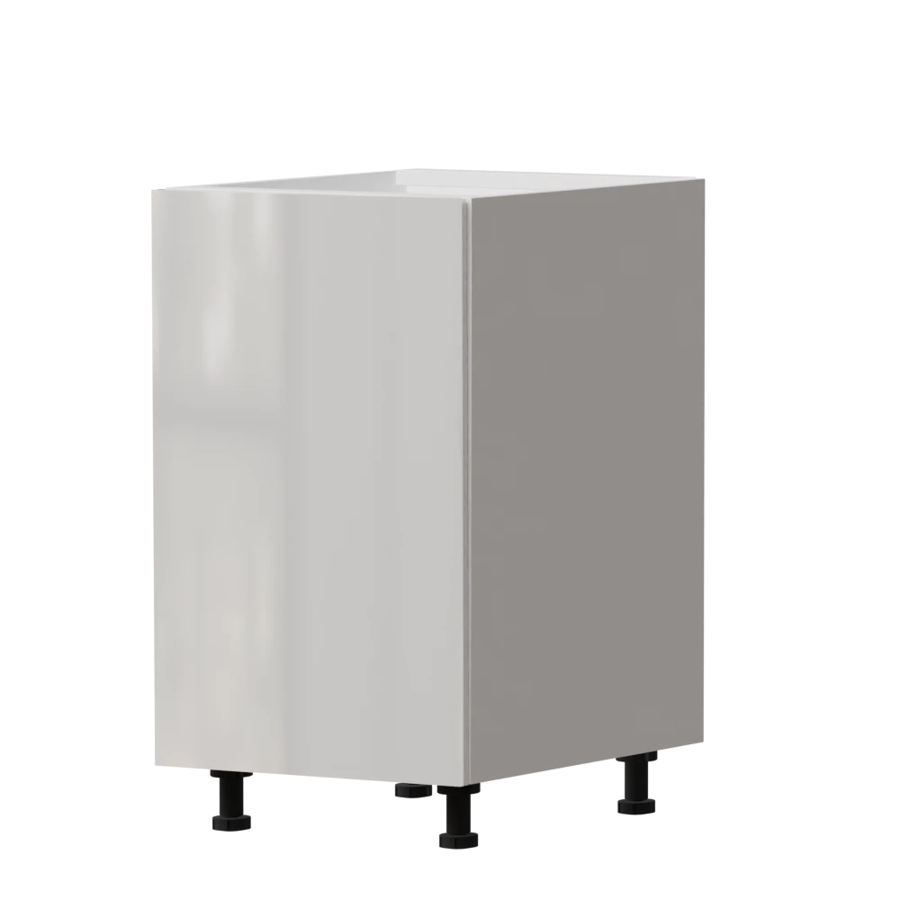 Modern "Maya" white lacquered kitchen cabinet for under the sink 45x72cm