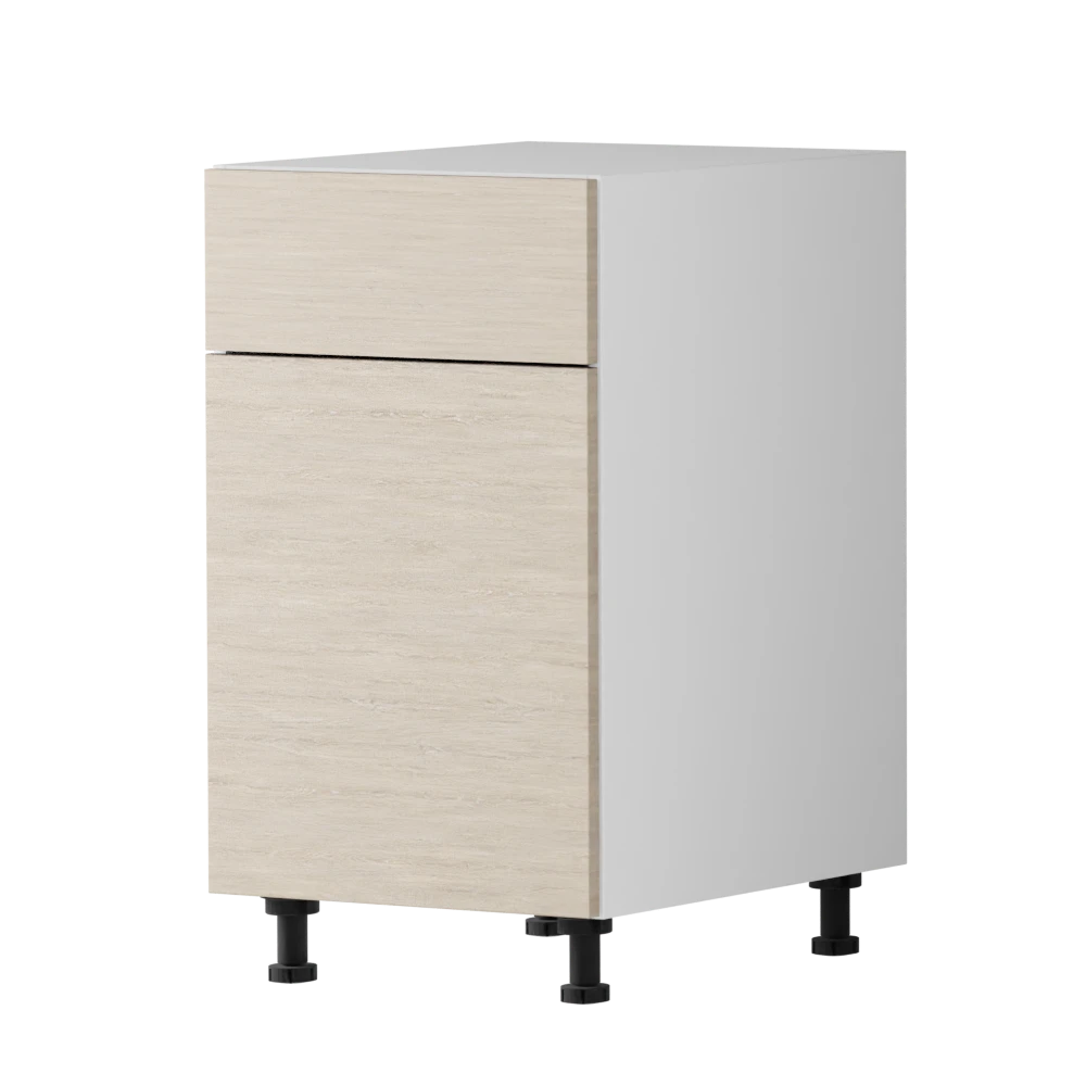 Modern kitchen base cabinet "Noa" natural oak 45x72cm