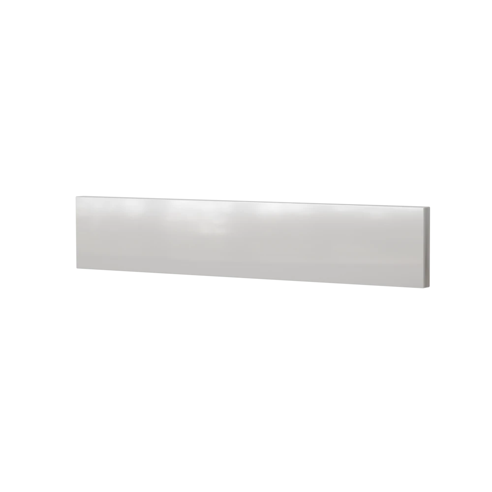 Modern "Maya" White Lacquer Kitchen Oven Front 60x12cm