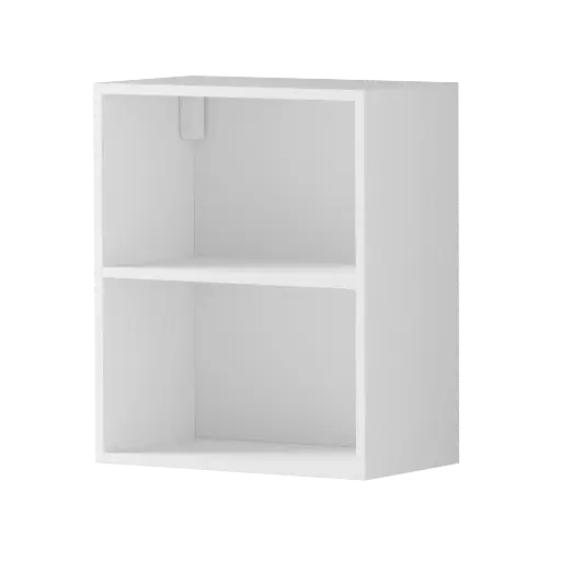 [540031920331] Modern white matt hood wall cabinet frame 60x48cm