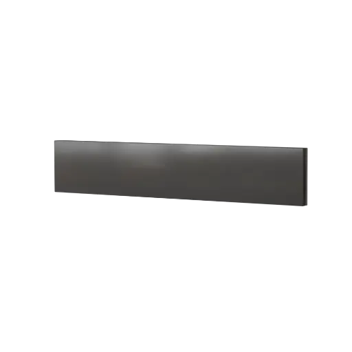 [540031920335] Modern kitchen oven front "Mara" gray lacquered 60x12cm
