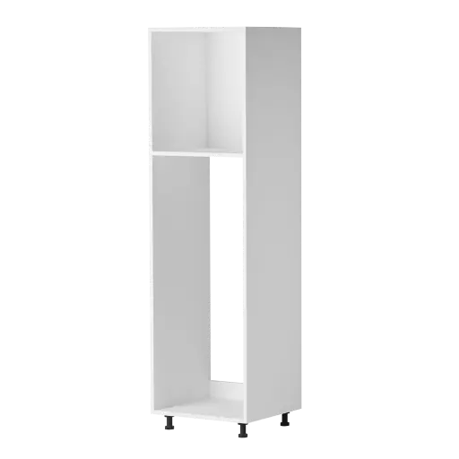 [540031920339] Modern high kitchen cabinet "Giorgia" white matt 60x204cm