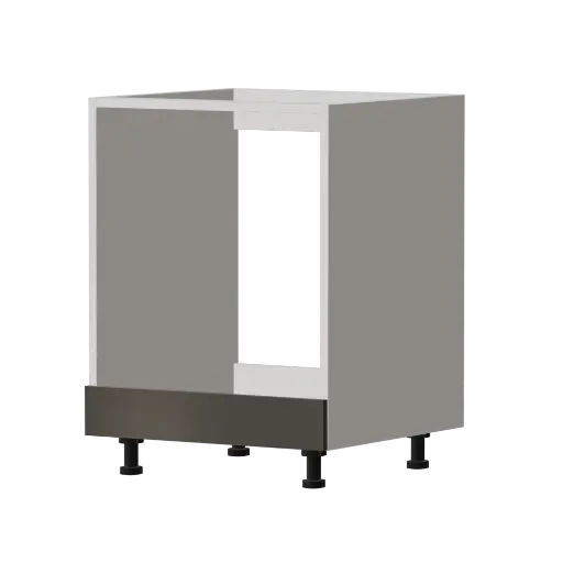 [540031920358] Moderne keukenonderkast "Mara" grijs gelakt 60x72cm (voor oven)
