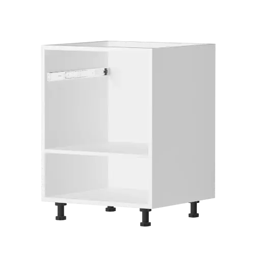 [540031920365] Modern white matt base cabinet frame 60x72cm for door and drawer