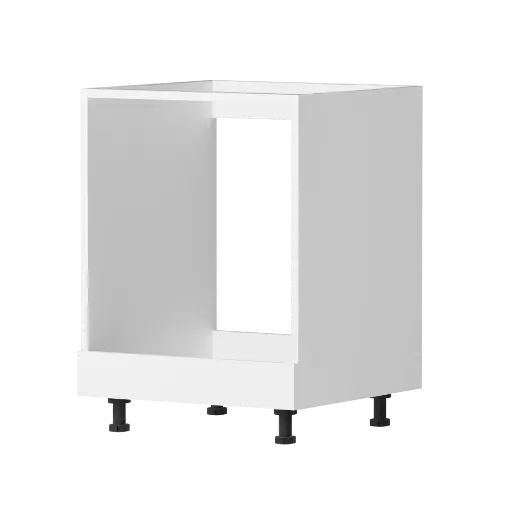 [540031920379] Modern kitchen base cabinet "Giorgia" white matt 60x72cm (for oven)