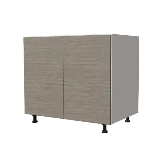[540031920400] Modern "Sofia" gray oak kitchen base cabinet 90x72cm