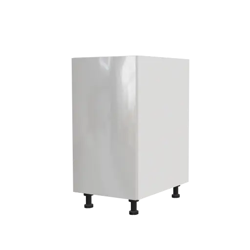 [540031920408] Modern kitchen base cabinet "Maya" white lacquered 40x72cm