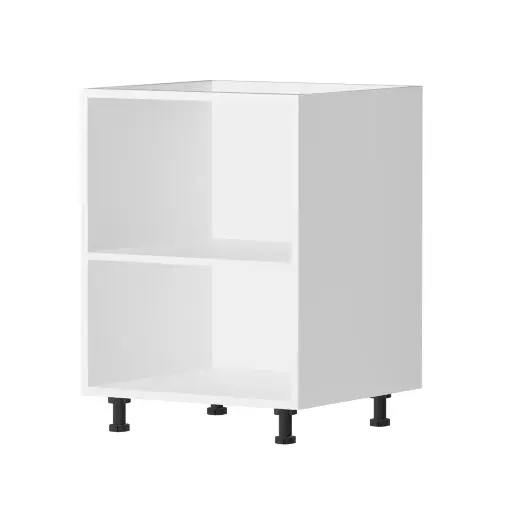 [540031920409] Modern white matt base cabinet frame 60x72cm