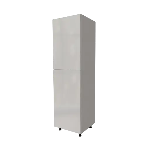 [540031920410] Modern high kitchen cabinet "Maya" white lacquered 60x204cm