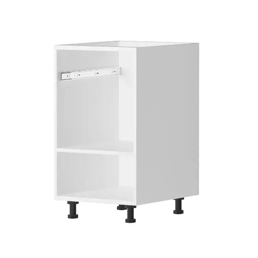 [540031920411] Modern white matt base cabinet frame 45x72cm for door and drawer
