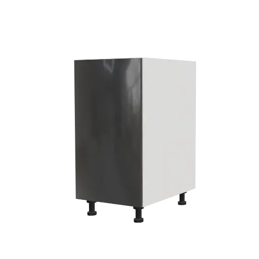 [540031920412] Modern kitchen base cabinet "Mara" gray lacquered 40x72cm