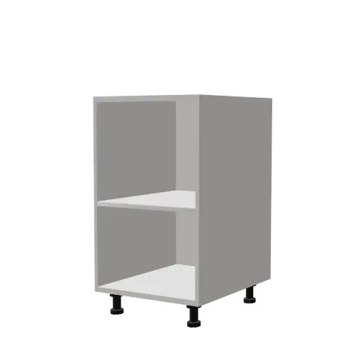 [540031920413] Modern white matt base cabinet frame for washbasin 45x72cm