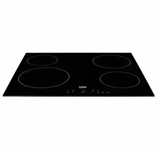 [540031920432] Beko HIC 64401 Black ceramic hob - 60 cm with 4 cooking zones