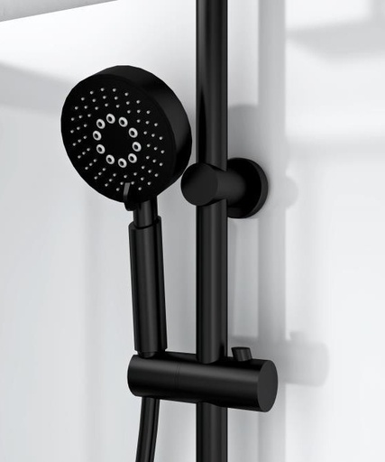 [540031955568] Three-Function Handshower -  Matte Black